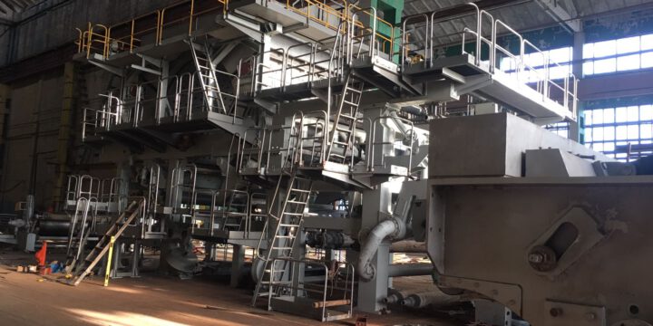 Construction of a paper mill for the production of sanitary and hygienic types of paper in Pavlograd