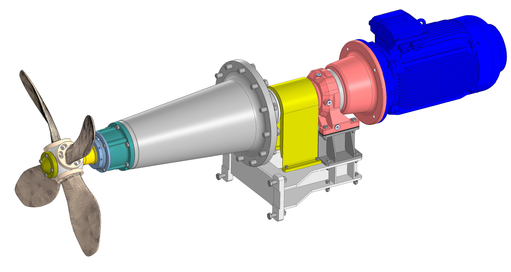 Mixing device for mass pools Machine building company Ugleprom